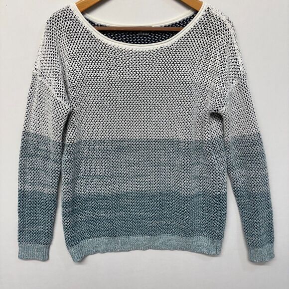 Vince Women Pullover Knit Sweater Size Medium Cotton C032 -15 - Picture 10 of 15